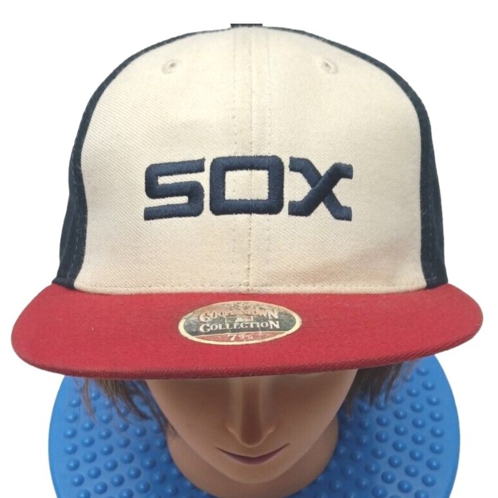 Chicago‎ White Sox MLB COOPERSTOWN COLLECTION Fitted Cap Hat 7 3/8 TWINS ENTER.